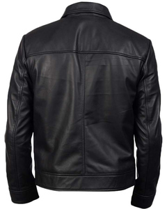 Nouvelles arrivées : vestes en cuir de style streetwear, sur mesure, fabriquées à partir de cuir de mouton et de vache véritable, pour hommes. - Product Image 3