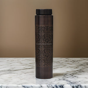 ฝาขวดน้ำทองแดงแท้แบบอายุรเวท 950/750 มล. สลักโลโก้ตามสั่ง ป้องกันการรั่วซึม เป็นมิตรกับสิ่งแวดล้อม ทางเลือกเพื่อการดื่มเพื่อสุขภาพ - Product Image 2