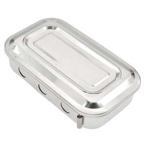 ถาดใส่เครื่องมือทันตกรรมที่ได้รับการรับรองมาตรฐาน CE ถาดใส่เครื่องมือผ่าตัดทางการแพทย์แบบมีฝาปิด สำหรับเครื่องมือผ่าตัดพื้นฐาน ราคาถูก - Product Image 6