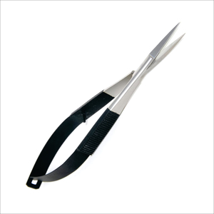 Micro-ciseaux extra-affûtés, nouvelle courbe russe, en acier inoxydable, pour la coupe des sourcils, la manucure, à ressort, pour broderie, pour droitiers - Product Image 3