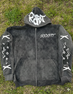 Top Manufacturer Zipper <b>Hoodies</b> Heavyweight French Terry Custom Screen Printing Logo Best Selling Acid Wash Zipper <b>Hoodies</b> - Product Image 4