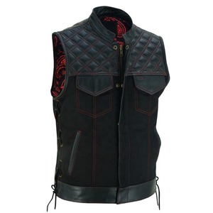 Nuevo Chaleco de Cuero de Piel de Búfalo para Hombre, a la Moda, con 10 Bolsillos, Chalecos Personalizados para Adultos, Chalecos de Cuero Marrón Vintage, Chaquetas de Cuero - Product Image 3