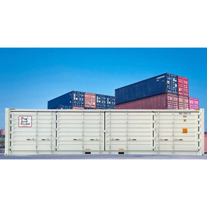 High Quality 40ft <b>Open</b> Side Cargo Container Portable Steel <b>Storage</b> <b>Unit</b> for Efficient Freight Handling and Commercial - Product Image 1