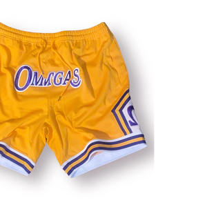 Pantalones Cortos Deportivos de Baloncesto Omega Psi Phi 2026 de Alta Calidad con Logotipo Personalizado, Ropa Deportiva Casual a la Moda para Hombre, 100% Algodón, Resistentes al Viento - Product Image 3