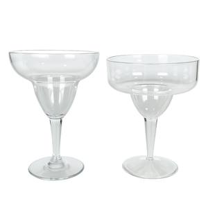 Acrylic <b>Plastic</b> clear Margarita Cocktail Glasses - Product Image 4