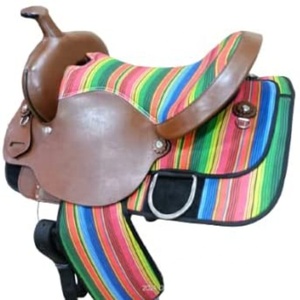 Silla de Montar Americana de Cuero, Estilo Western, Ligera, de Cordura, para Equitación, de Alta Calidad - Product Image 2