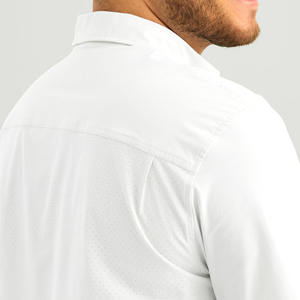 Camisetas de pesca estilo streetwear para hombre, con logo personalizado, tela de algodón y spandex, estilo casual. - Product Image 4