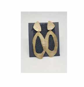 Pendientes de Latón Modernos con Diseño Único, Chapados en Oro, Joyería en Oferta para Mujer, Bonito Regalo, Modelo al por Mayor - Product Image 1