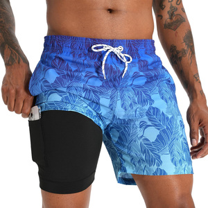 Shorts de sport pour homme en polyester durable, sublimés, avec logo personnalisé, respirants, séchage rapide, vêtements de sport pour la compétition - Product Image 1