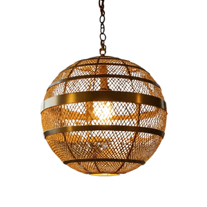Luminaire suspendu en rotin fait main, nouveau design, installation facile au plafond, idéal pour les mariages et les fêtes. - Product Image 1