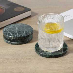 Classic Europe <b>Marble</b> <b>Coaster</b> High Standard Quality Customized Logo Tableware Office Restaurant Decor Irregular Shape Mats Pads - Product Image 1