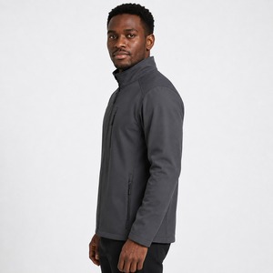 <b>Mens</b> Soft Shell <b>Jacket</b> Breathable Flexible Material Durable Construction Lightweight Design Ideal <b>for</b> <b>Cycling</b> Hiking Running - Product Image 3