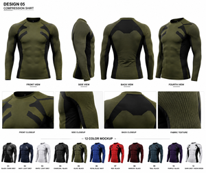High Quality Sport Athletic Workout Muscle Fit <b>Men's</b> <b>Compression</b> Eco-Friendly Breathable Polyester/Nylon Quick Drying Full - Product Image 6