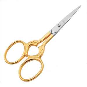 Vintage Style Small Multi-Purpose Fancy <b>Scissors</b> with Stainless Steel Handle Sharp Tip for Embroidery, <b>Sewing</b> & Crafts - Product Image 4