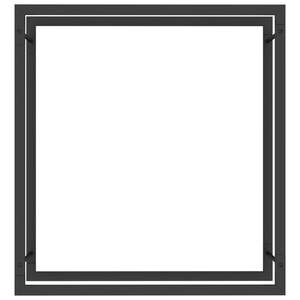 Support à bois de chauffage en acier noir mat 31.5 "x 11" x 33.9 "Accessoire pour cheminées - Product Image 3