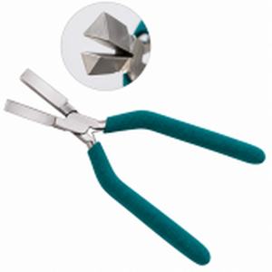 Triangular Mandrel <b>Pliers</b> <b>Small</b> Medium Large Jumbo 6.75in 4mm to 20mm Jaws Stainless Steel PVC Grip Jewelry Setting ZETOMEDPRO - Product Image 1