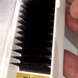 Wholesale Handmade Synthetic Hair Natural Long Individual Lash Trays 12/16 Lines Eyelash Extensions Custom Logo Private Label - Product Image 4