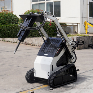 Mini-chargeuse compacte sur chenilles Huateng, prix usine, certifiée CE/EPA, diesel, avec roues - Product Image 2