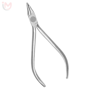 Pince orthodontique professionnelle Adams à bec plat pour la pliage de fils, forceps de haute précision en acier inoxydable, outils dentaires OEM - Product Image 4