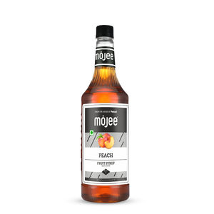 Jarabe de Durazno Mojee 1000 ML, Sabor Dulce y Jugoso para Cócteles - Product Image 1