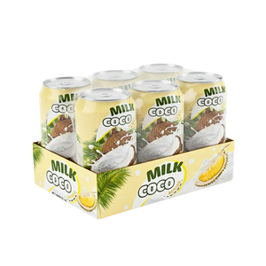 Leche Vegetal en Lata de Aluminio de 330 ml, OEM/ODM, Bebida de Coco y Durián en Lata de 330 ml, Marca Privada - Product Image 6