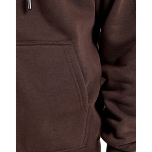 Sudadera con Capucha para Hombre, Cierre de Cremallera, Corte Regular, 100% Algodón, Forro Polar, Ligera, Secado Rápido, Transpirable, Ecológica, Invierno, Diseño Sólido Digital - Product Image 3