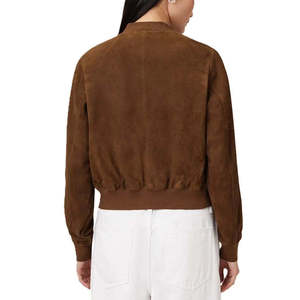 Blouson en daim pour femme Orten - Product Image 1