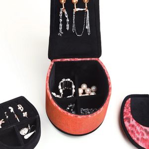 Espositore per Gioielli a Forma di Scarpa con Tacco Alto, Stampa Leopardata, 9 Pollici, con Ganci - Product Image 3