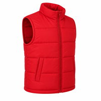 Gilet d'hiver pour homme de haute qualité, rembourré haute densité, matelassé, sans manches, gilet chauffant, gilet matelassé personnalisé pour homme