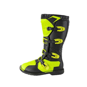 Bottes de moto en cuir jaune pour homme, grande taille, vêtements de sport, imperméables, toutes saisons - Product Image 5