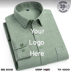 Venta directa de fábrica, camisas de negocios informales de alta calidad personalizadas para hombres, vestido Formal de manga larga para el trabajo, algodón 100% para otoño - Product Image 1