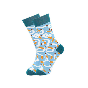 Chaussettes en coton chaudes et confortables, chaussettes thermiques épaisses tricotées pour l'hiver, chaussettes en coton élégantes et tendance, colorées et stylées. - Product Image 6