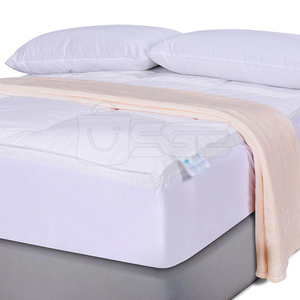 Luxury Terry <b>Bed</b> Mat Protector with Knitted Polyester Fabric Soft Absorbent & Strong Elastic Skirt for Secure Mattress Fit - Product Image 3