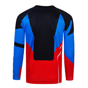 Camiseta de Motocross de Manga Larga para Hombre, Sublimación Personalizada, Camiseta de Carreras MX para Motocross Enduro, Secado Rápido, Color Personalizado - Product Image 3