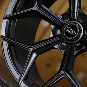 Jantes en alliage forgé Rep 5566F 23 pouces 10/11.5J 5-130 noires avec face usinée, stock en vrac, prêtes à être expédiées, pour <span class=keywords><strong>Lamborghini</strong></span> - Product Image 2