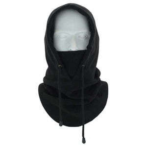 Adjustable Olive Green Polyester Balaclava Hoodie Neck Warmer for Adults Outdoor Use Unisex Fit - Product Image 2