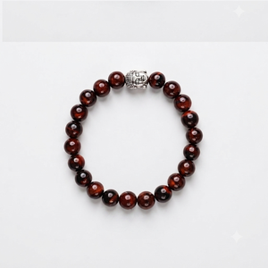 High Quality Red tiger eye <b>Beads</b> Buddha <b>Bracelet</b> Romantic Gift Fashion Charm Jewelry for <b>Men</b> Women Energy Meditation - Product Image 3