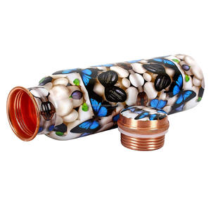 Bouteille d'eau en cuivre pur, style classique, grande capacité, best-seller, pour l'hydratation quotidienne et le bien-être au bureau - Product Image 6