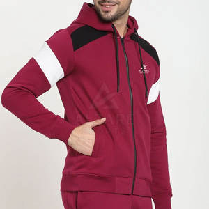 Sudaderas con cremallera personalizadas para hombre en grandes cantidades, diseño moderno, básicas, hechas en Pakistán - Product Image 3