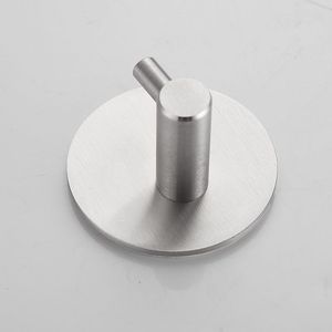 Ensemble d'accessoires de salle de bain en acier inoxydable SUS304 haute résistance, crochets adhésifs sans perçage, comprend un crochet porte-serviettes - Product Image 4