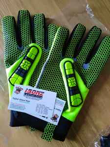 Gants anti-choc ISONZ Leather Zone TPR, modèle ISONZ-210-4, pour les travailleurs de l'industrie pétrolière et gazière - résistants aux coupures et aux chocs, 10 pouces - Product Image 5