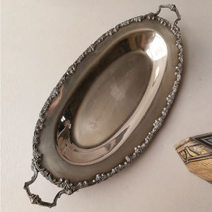 Bandeja Decorativa de Metal con Espejo para Perfumes, Venta al por Mayor, Bandeja Rectangular de Lujo para Decoración del Hogar - Product Image 3