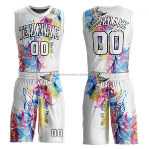 เสื้อบาสเก็ตบอลเด็กแบบสั่งทำพิเศษ เนื้อผ้าตาข่าย ระบายอากาศ แห้งเร็ว ต้านเชื้อแบคทีเรีย ไซส์ใหญ่ สำหรับทีม ผลิตจากโพลีเอสเตอร์ - Product Image 1