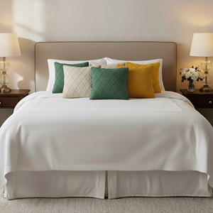 Set di 6 fodere per cuscini SOGA, 45 cm, in maglia a rombi, 2 giallo sole, 2 verde foresta, 2 crema - Product Image 4