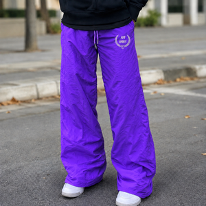 Nylon <b>Baggy</b> <b>Trouser</b> Premium Lightweight Athletic Pants Designed With Breathable Quick Dry Fabric For Casual Wear Outdoor - Product Image 1