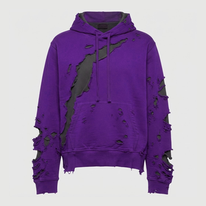 Hoodies Homme Hiver 2026 Effet Vieilli avec Impression Numérique et Finition Délavée 100% Coton avec Poche Fabriqué au Pakistan - Product Image 1