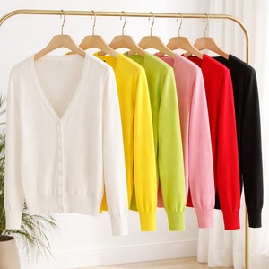 Cardigan Femme Hiver 2026 de Haute Qualité en Coton Épais Polaire Tricoté – Pull Décontracté Chaud pour Femme - Product Image 4