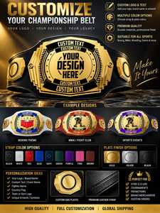 Cinturones de Campeonato de Artes Marciales Mixtas, Lucha Libre y Boxeo para Adultos, Diseño Personalizado, Fabricación en Fábrica, Precio al por Mayor, Mejor Calidad - Product Image 5