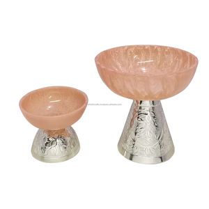 Bols en résine bol de service à salade nouveau Design bol en résine de service fait à la main maison et jardin cuisine et table forme de personnalisation - Product Image 2