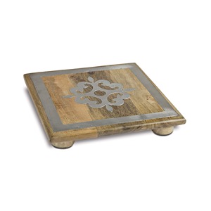 Salvamanteles Metálico Premium para Protección Contra el Calor en la Cocina y para Servir, Salvamanteles Metálico Elegante para Mesa de Comedor y Uso Doméstico, Metálico Duradero - Product Image 4